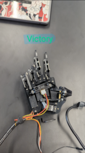Robot Victory Sign