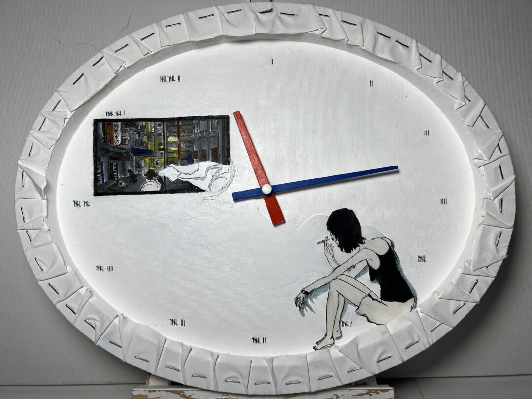 Garcia Angel clock artwork